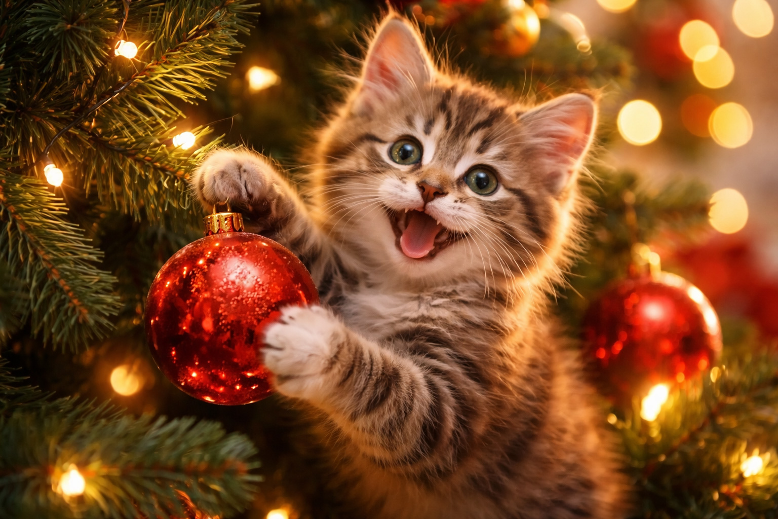 Chat et sapin de Noël : Comment protéger son sapin ? 7 astuces pratiques